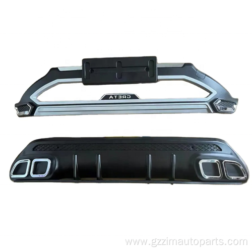 Creta 2022+ front and rear bumper guard